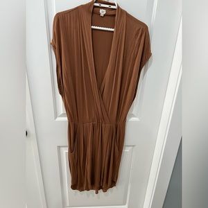Brown Wilfred Sundress with pockets